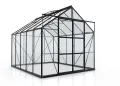 Vitavia Gewächshaus-Set Uranus 8300" inkl. LED Leuchte, schwarz, 3 mm ESG | Wetterfestes & stabiles Treibhaus | Perfekt für Gemüse & Pflanzen | Robust & langlebig - Thumbnail 8