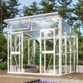 Vitavia Gewächshaus Aura 7800", weiß, 7,8 m², 3 mm ESG, 10 mm HKP | Wetterfestes & stabiles Treibhaus | Perfekt für Gemüse & Pflanzen | Robust & langlebig - Thumbnail 4