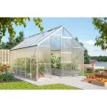 Vitavia Gewächshaus Merkur 8300", schwarz, 8,3 m², 3 mm ESG | Wetterfestes & stabiles Treibhaus | Perfekt für Gemüse & Pflanzen | Robust & langlebig - Thumbnail 7