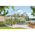 Vitavia Gewächshaus Merkur 8300", schwarz, 8,3 m², 3 mm ESG | Wetterfestes & stabiles Treibhaus | Perfekt für Gemüse & Pflanzen | Robust & langlebig - Thumbnail 8