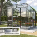 Vitavia Gewächshaus Playa 5900", schwarz, 5,9 m², 3 mm ESG, 6 mm HKP | Wetterfestes & stabiles Treibhaus | Perfekt für Gemüse & Pflanzen | Robust & langlebig - Thumbnail 3