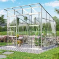 Vitavia Gewächshaus Playa 5900", schwarz, 5,9 m², 6 mm HKP | Wetterfestes & stabiles Treibhaus | Perfekt für Gemüse & Pflanzen | Robust & langlebig - Thumbnail 10