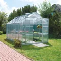 Vitavia Gewächshaus Mars 11500", Aluminium eloxiert, 11,5 m², 4 mm HKP | Wetterfestes & stabiles Treibhaus | Perfekt für Gemüse & Pflanzen | Robust & langlebig - Thumbnail 3