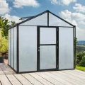Vitavia Gewächshaus Zeus 8100", Aluminium eloxiert, 8,1 m², 16 mm HKP | Wetterfestes & stabiles Treibhaus | Perfekt für Gemüse & Pflanzen | Robust & langlebig - Thumbnail 10