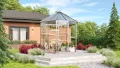 Vitavia Gewächshaus-Pavillon Juno 9000" inkl. Stahlfundament, Aluminium eloxiert, 9,0 m², 3 mm ESG, 6 mm HKP | Wetterfestes & stabiles Treibhaus | Perfekt für Gemüse & Pflanzen | Robust & langlebig - Thumbnail 6