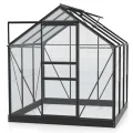 Vitavia Gewächshaus Planet 6200" inkl. Fundament, Aluminium, 6,2 m², 6 mm HKP | Wetterfestes & stabiles Treibhaus | Perfekt für Gemüse & Pflanzen | Robust & langlebig - Thumbnail 7