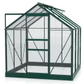 Vitavia Gewächshaus Planet 6200" inkl. Fundament, Aluminium, 6,2 m², 6 mm HKP | Wetterfestes & stabiles Treibhaus | Perfekt für Gemüse & Pflanzen | Robust & langlebig - Thumbnail 10