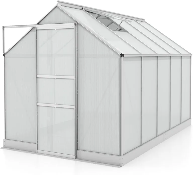 Vitavia Gewächshaus Apollo 6200", Aluminium eloxiert, 6,2 m², 4 mm HKP | Wetterfestes & stabiles Treibhaus | Perfekt für Gemüse & Pflanzen | Robust & langlebig – Bild 1