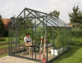Vitavia Gewächshaus Mars 9900", schwarz, 9,9 m², 3 mm ESG | Wetterfestes & stabiles Treibhaus | Perfekt für Gemüse & Pflanzen | Robust & langlebig - Thumbnail 4