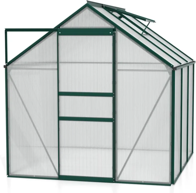 Vitavia Gewächshaus Venus 3800", Aluminium eloxiert, 3,8 m², 6 mm HKP | Wetterfestes & stabiles Treibhaus | Perfekt für Gemüse & Pflanzen | Robust & langlebig – Bild 9
