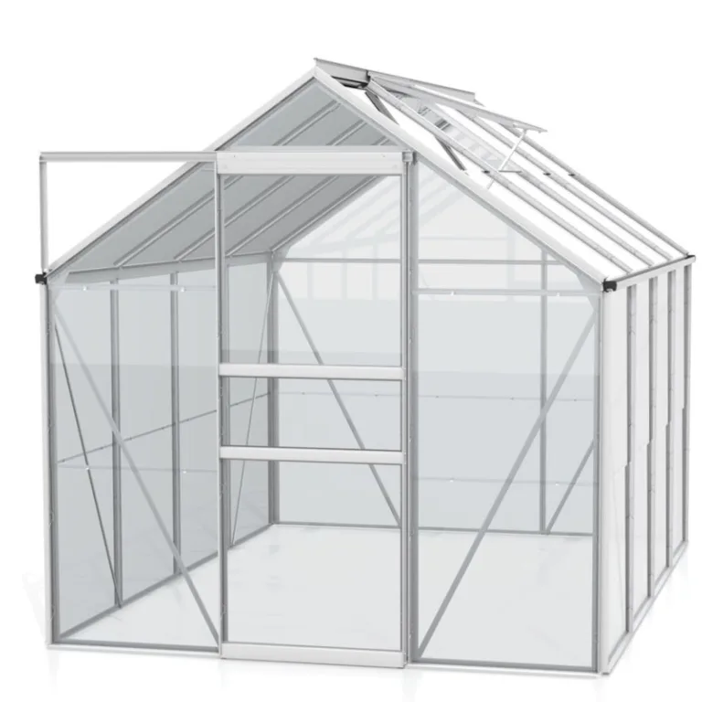Vitavia Gewächshaus Venus 5000", Aluminium eloxiert, 5,0 m², 3 mm ESG | Wetterfestes & stabiles Treibhaus | Perfekt für Gemüse & Pflanzen | Robust & langlebig – Bild 1