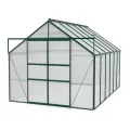 Vitavia Gewächshaus Mars 9900", smaragd grün, 9,9 m², 6 mm HKP | Wetterfestes & stabiles Treibhaus | Perfekt für Gemüse & Pflanzen | Robust & langlebig - Thumbnail 2
