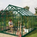 Vitavia Gewächshaus Mars 9900", smaragd grün, 9,9 m², 3 mm ESG | Wetterfestes & stabiles Treibhaus | Perfekt für Gemüse & Pflanzen | Robust & langlebig - Thumbnail 4