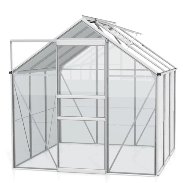 Vitavia Gewächshaus Venus 3800", Aluminium eloxiert, 3,8 m², 3 mm ESG | Wetterfestes & stabiles Treibhaus | Perfekt für Gemüse & Pflanzen | Robust & langlebig – Bild 1