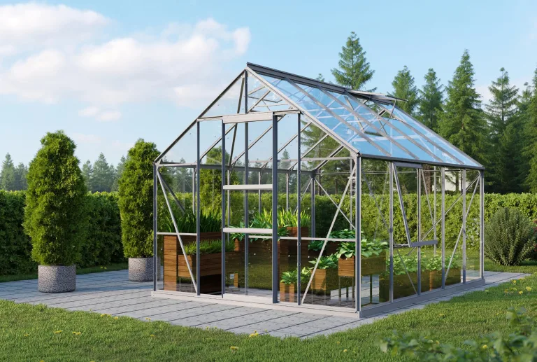 Vitavia Gewächshaus Meridian 1 9900", Aluminium, 9,9 m², 4 mm HKP | Wetterfestes & stabiles Treibhaus | Perfekt für Gemüse & Pflanzen | Robust & langlebig – Bild 7