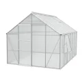 Vitavia Gewächshaus Meridian 1 9900", Aluminium, 9,9 m², 4 mm HKP | Wetterfestes & stabiles Treibhaus | Perfekt für Gemüse & Pflanzen | Robust & langlebig - Thumbnail 3