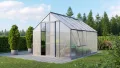 Vitavia Gewächshaus Meridian 1 9900", Aluminium, 9,9 m², 4 mm HKP | Wetterfestes & stabiles Treibhaus | Perfekt für Gemüse & Pflanzen | Robust & langlebig - Thumbnail 4