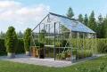 Vitavia Gewächshaus Meridian 1 9900", Aluminium, 9,9 m², 4 mm HKP | Wetterfestes & stabiles Treibhaus | Perfekt für Gemüse & Pflanzen | Robust & langlebig - Thumbnail 7