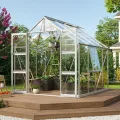 Vitavia Gewächshaus Olymp 6700", Aluminium, 6,7 m², 3 mm ESG | Wetterfestes & stabiles Treibhaus | Perfekt für Gemüse & Pflanzen | Robust & langlebig - Thumbnail 3