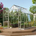 Vitavia Gewächshaus Olymp 6700", Aluminium, 6,7 m², 3 mm ESG | Wetterfestes & stabiles Treibhaus | Perfekt für Gemüse & Pflanzen | Robust & langlebig - Thumbnail 6