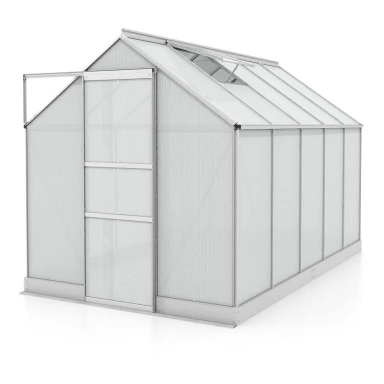 Vitavia Gewächshaus Apollo 6200", Aluminium eloxiert, 6,2 m², 6 mm HKP | Wetterfestes & stabiles Treibhaus | Perfekt für Gemüse & Pflanzen | Robust & langlebig – Bild 1
