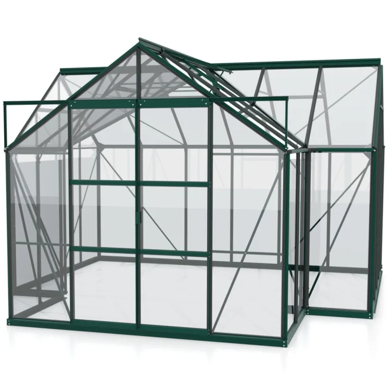 Vitavia Gewächshaus Sirius, Aluminium eloxiert, 3 mm ESG | Wetterfestes & stabiles Treibhaus | Perfekt für Gemüse & Pflanzen | Robust & langlebig – Bild 7