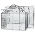 Vitavia Gewächshaus Sirius, Aluminium eloxiert, 3 mm ESG | Wetterfestes & stabiles Treibhaus | Perfekt für Gemüse & Pflanzen | Robust & langlebig - Thumbnail 1