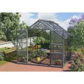 Vitavia Gewächshaus Mars 8300", schwarz, 8,3 m², 3 mm ESG | Wetterfestes & stabiles Treibhaus | Perfekt für Gemüse & Pflanzen | Robust & langlebig - Thumbnail 3