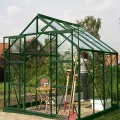 Vitavia Gewächshaus Mars 6700", smaragd grün, 6,7 m², 3 mm ESG | Wetterfestes & stabiles Treibhaus | Perfekt für Gemüse & Pflanzen | Robust & langlebig - Thumbnail 5