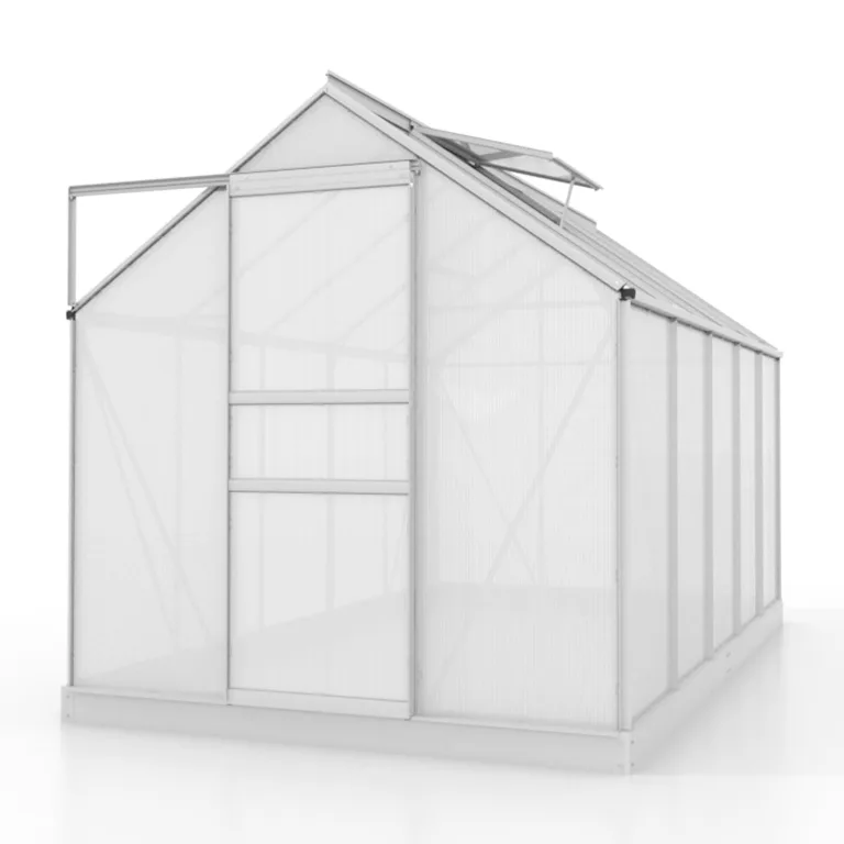 Vitavia Gewächshaus Comet 6200", Aluminium, 6,2 m², 4 mm HKP | Wetterfestes & stabiles Treibhaus | Perfekt für Gemüse & Pflanzen | Robust & langlebig – Bild 4