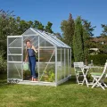 Vitavia Gewächshaus Comet 6200", Aluminium, 6,2 m², 4 mm HKP | Wetterfestes & stabiles Treibhaus | Perfekt für Gemüse & Pflanzen | Robust & langlebig - Thumbnail 1