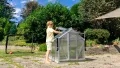 Vitavia Minigewächshaus Merlin, Aluminium eloxiert, HKP ca. 4mm | Wetterfestes & stabiles Treibhaus | Perfekt für Gemüse & Pflanzen | Robust & langlebig - Thumbnail 3