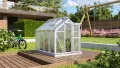 Vitavia Minigewächshaus Merlin, Aluminium eloxiert, HKP ca. 4mm | Wetterfestes & stabiles Treibhaus | Perfekt für Gemüse & Pflanzen | Robust & langlebig - Thumbnail 4