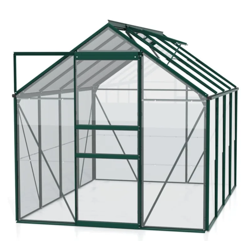 Vitavia Gewächshaus Venus 5000", smaragd grün, 5,0 m², 3 mm ESG | Wetterfestes & stabiles Treibhaus | Perfekt für Gemüse & Pflanzen | Robust & langlebig – Bild 1