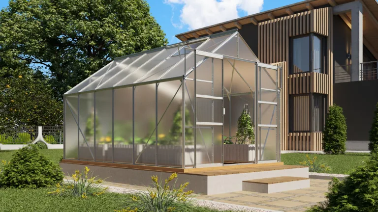 Vitavia Gewächshaus Mars 8300", Aluminium eloxiert, 8,3 m², 4 mm HKP | Wetterfestes & stabiles Treibhaus | Perfekt für Gemüse & Pflanzen | Robust & langlebig – Bild 10