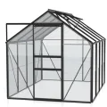 Vitavia Gewächshaus Venus 2500", smaragd grün, 2,5 m², 3 mm ESG | Wetterfestes & stabiles Treibhaus | Perfekt für Gemüse & Pflanzen | Robust & langlebig - Thumbnail 8