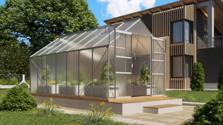 Vitavia Gewächshaus Mars 11500", Aluminium eloxiert, 11,5 m², 6 mm HKP | Wetterfestes & stabiles Treibhaus | Perfekt für Gemüse & Pflanzen | Robust & langlebig – Bild 1