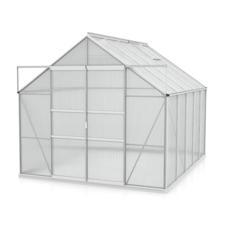 Vitavia Gewächshaus Mars 8300", smaragd grün, 8,3 m², 6 mm HKP | Wetterfestes & stabiles Treibhaus | Perfekt für Gemüse & Pflanzen | Robust & langlebig – Bild 2