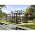 Vitavia Gewächshaus Zeus 8100", Aluminium eloxiert, 8,1 m², 3 mm ESG, 10 mm HKP | Wetterfestes & stabiles Treibhaus | Perfekt für Gemüse & Pflanzen | Robust & langlebig - Thumbnail 9