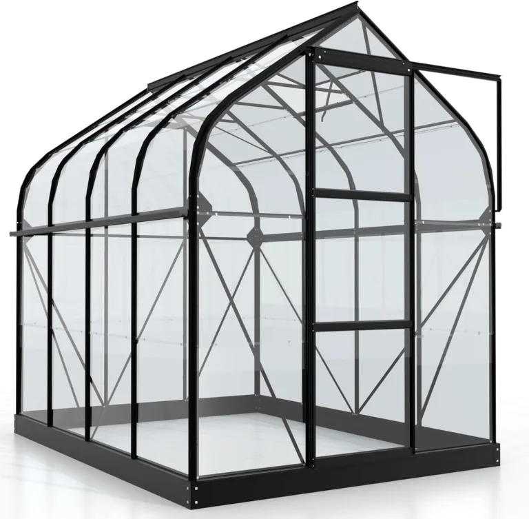 Vitavia Gewächshaus Orion 5000", Aluminium eloxiert, 5,0 m², 3 mm ESG | Wetterfestes & stabiles Treibhaus | Perfekt für Gemüse & Pflanzen | Robust & langlebig – Bild 7