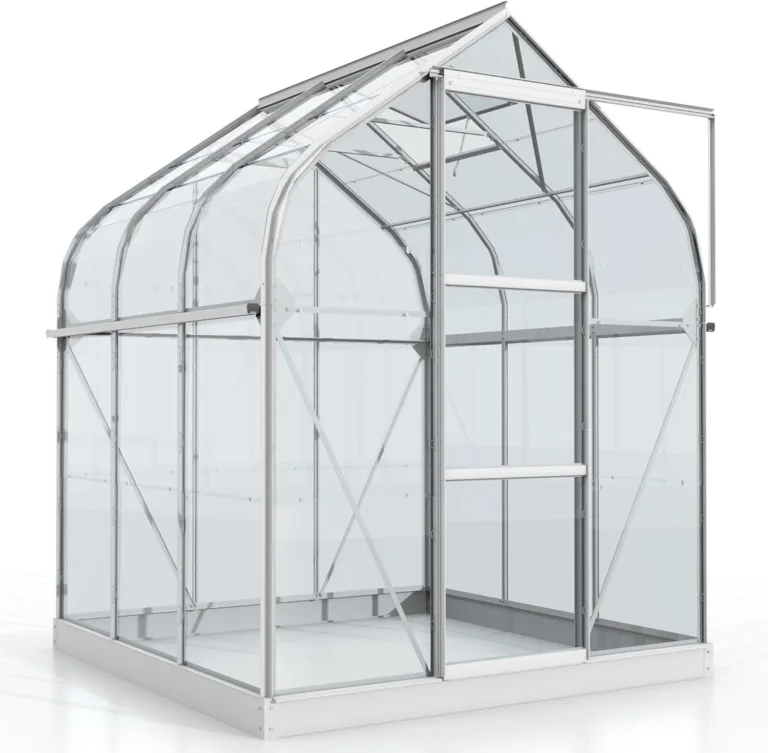Vitavia Gewächshaus Orion 5000", Aluminium eloxiert, 5,0 m², 3 mm ESG | Wetterfestes & stabiles Treibhaus | Perfekt für Gemüse & Pflanzen | Robust & langlebig – Bild 8