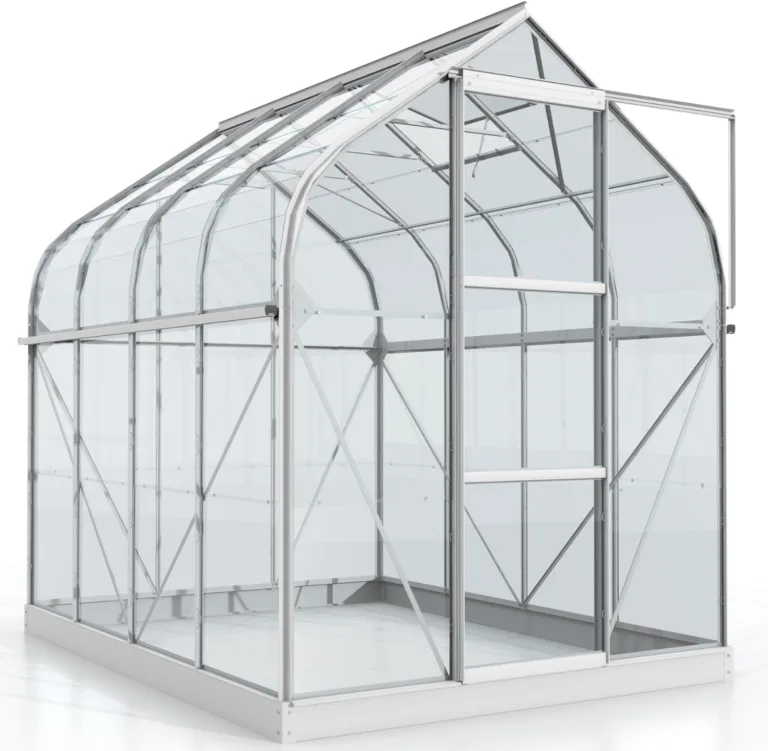 Vitavia Gewächshaus Orion 5000", Aluminium eloxiert, 5,0 m², 3 mm ESG | Wetterfestes & stabiles Treibhaus | Perfekt für Gemüse & Pflanzen | Robust & langlebig – Bild 1