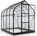Vitavia Gewächshaus Orion 5000", Aluminium eloxiert, 5,0 m², 3 mm ESG | Wetterfestes & stabiles Treibhaus | Perfekt für Gemüse & Pflanzen | Robust & langlebig - Thumbnail 7