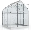 Vitavia Gewächshaus Orion 5000", Aluminium eloxiert, 5,0 m², 3 mm ESG | Wetterfestes & stabiles Treibhaus | Perfekt für Gemüse & Pflanzen | Robust & langlebig - Thumbnail 8