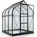 Vitavia Gewächshaus Orion 5000", Aluminium eloxiert, 5,0 m², 3 mm ESG | Wetterfestes & stabiles Treibhaus | Perfekt für Gemüse & Pflanzen | Robust & langlebig - Thumbnail 9