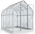 Vitavia Gewächshaus Orion 5000", Aluminium eloxiert, 5,0 m², 3 mm ESG | Wetterfestes & stabiles Treibhaus | Perfekt für Gemüse & Pflanzen | Robust & langlebig - Thumbnail 1