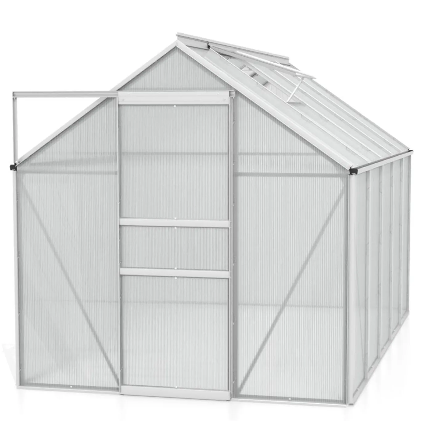 Vitavia Gewächshaus Venus 6200", Aluminium eloxiert, 6,2 m², 4 mm HKP | Wetterfestes & stabiles Treibhaus | Perfekt für Gemüse & Pflanzen | Robust & langlebig - Bild 1