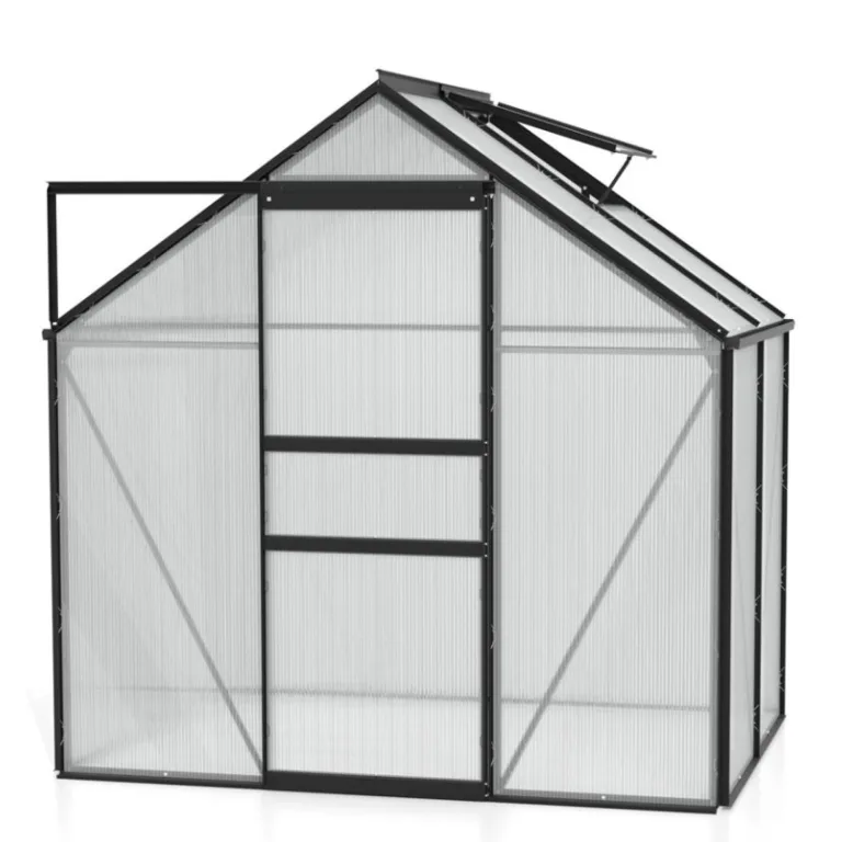 Vitavia Gewächshaus Venus 6200", Aluminium eloxiert, 6,2 m², 4 mm HKP | Wetterfestes & stabiles Treibhaus | Perfekt für Gemüse & Pflanzen | Robust & langlebig – Bild 7