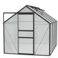 Vitavia Gewächshaus Venus 6200", Aluminium eloxiert, 6,2 m², 4 mm HKP | Wetterfestes & stabiles Treibhaus | Perfekt für Gemüse & Pflanzen | Robust & langlebig - Thumbnail 9