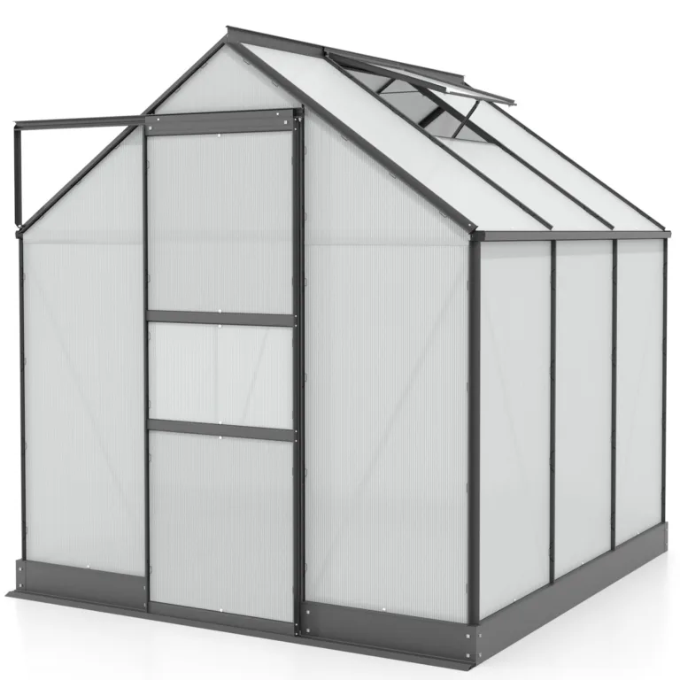 Vitavia Gewächshaus Apollo 3800", Aluminium eloxiert, 3,8 m², 4 mm HKP | Wetterfestes & stabiles Treibhaus | Perfekt für Gemüse & Pflanzen | Robust & langlebig – Bild 9